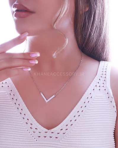 خرید اینترنتی گردنبند نقره ای