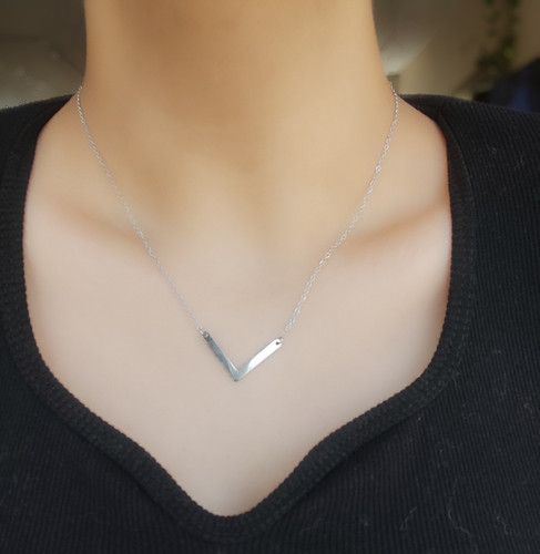 خرید اینترنتی گردنبند نقره ای